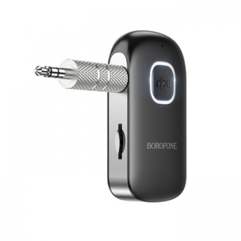 Automobilinis audio adapteris su akumuliatoriumi 200mAh AUX 3.5mm Bluetooth Borofone BC42